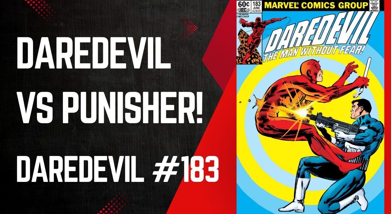 FIRST Daredevil Vs Punisher! Daredevil #183, Frank Miller & Roger Mackenzie, Marvel Comics, 1982