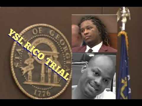 YSL RICO TRIAL/ LIL WOODY ON THE STAND TESTIFYING AGAINST YOUNG THUG