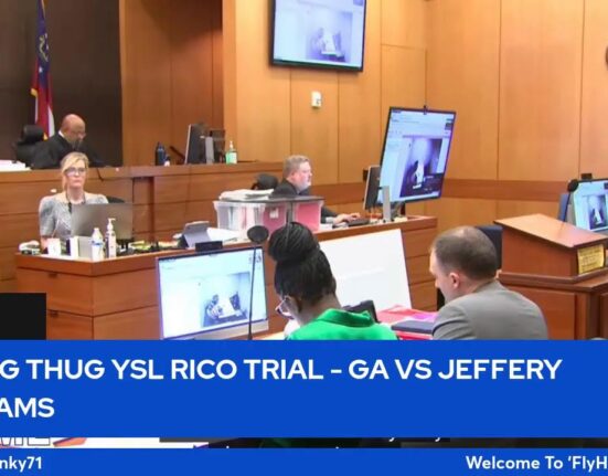 Young Thug YSL RICO Trial - GA vs Jeffery Williams - Day 95
