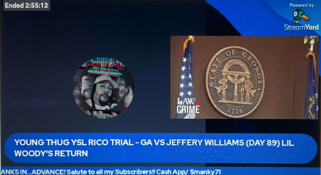 Young Thug YSL RICO Trial - GA vs Jeffery Williams- Day 93 part 3