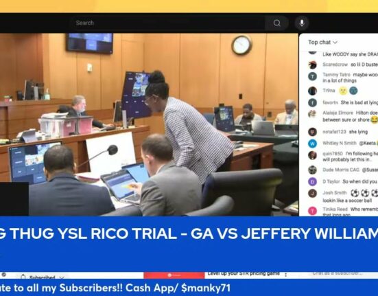 Young Thug YSL RICO Trial - GA vs Jeffery Williams - Day 99