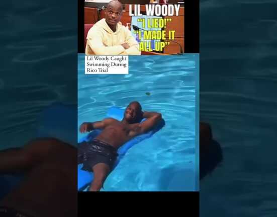 🚨 Lil Woody Caught Swimming During Rico Case #lilwoody #shots #shorts #youngthug