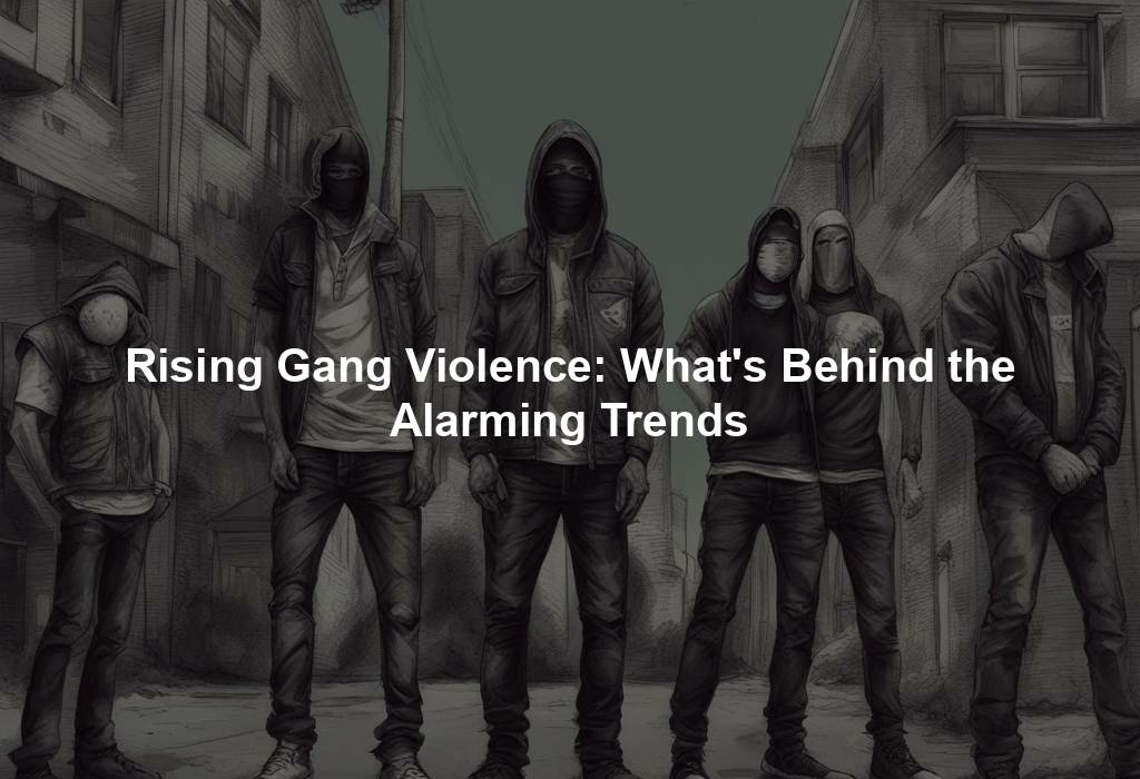 Rising Gang Violence: What's Behind the Alarming Trends