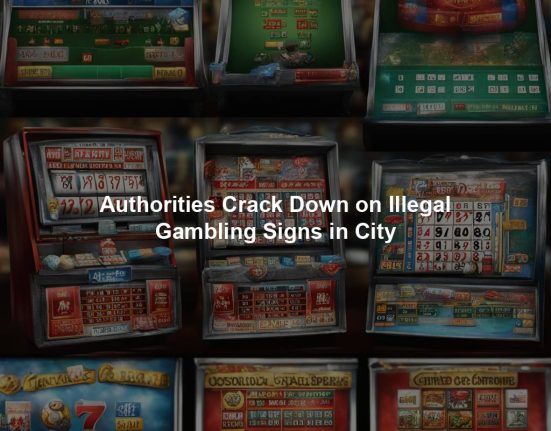 Authorities Crack Down on Illegal Gambling Signs in City