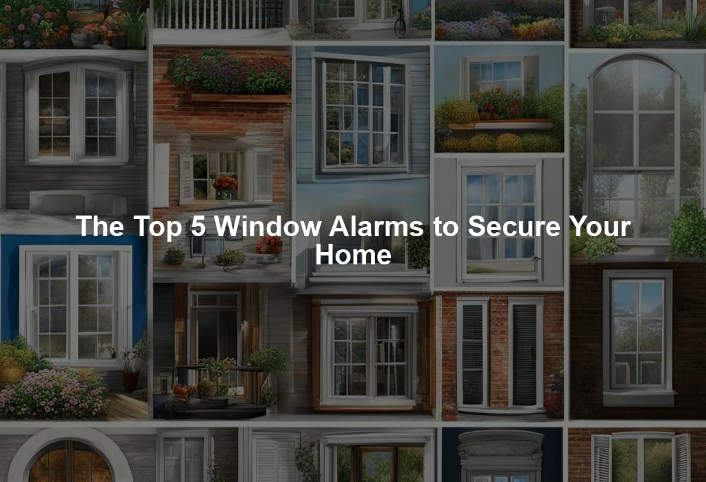 The Top 5 Window Alarms to Secure Your Home
