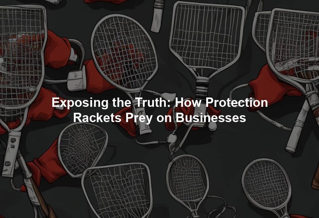 Exposing the Truth: How Protection Rackets Prey on Businesses