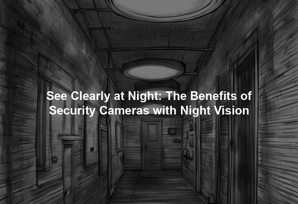 See Clearly at Night: The Benefits of Security Cameras with Night Vision