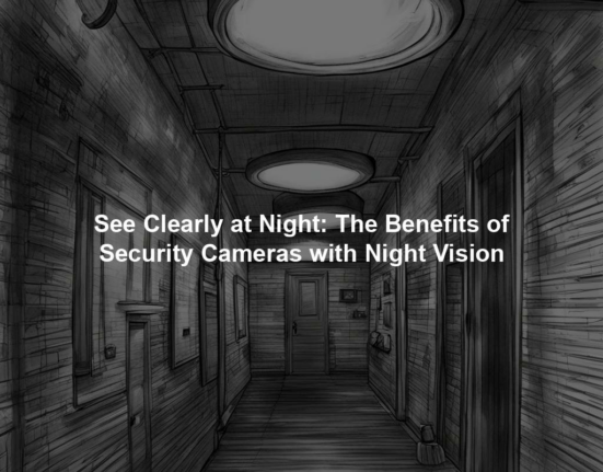 See Clearly at Night: The Benefits of Security Cameras with Night Vision