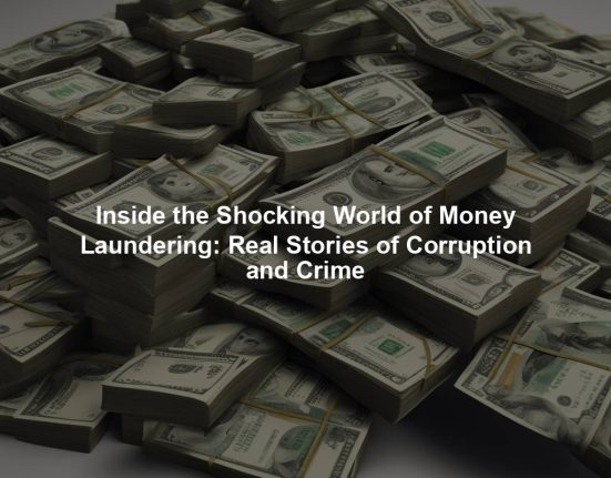 Inside the Shocking World of Money Laundering: Real Stories of Corruption and Crime
