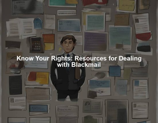 Know Your Rights: Resources for Dealing with Blackmail