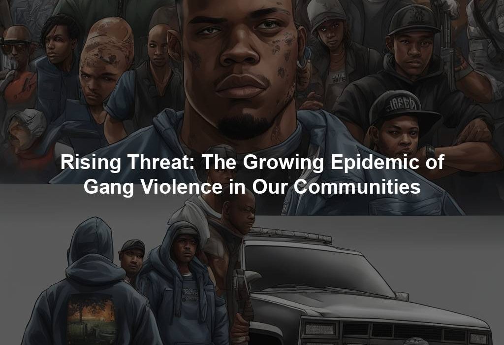 Rising Threat: The Growing Epidemic of Gang Violence in Our Communities