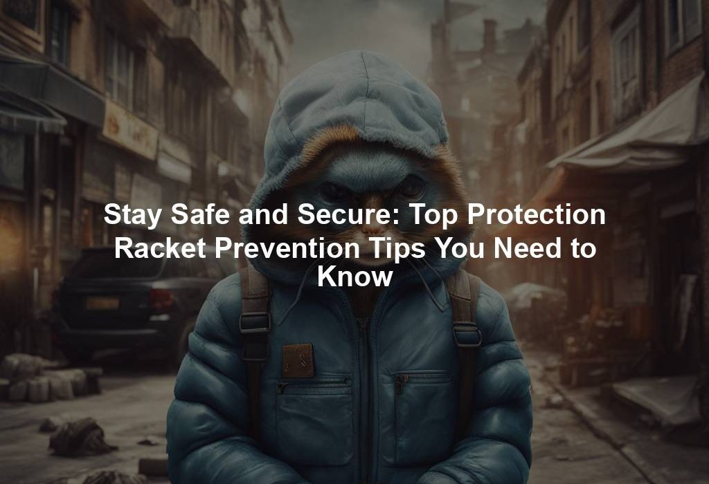 Stay Safe and Secure: Top Protection Racket Prevention Tips You Need to Know