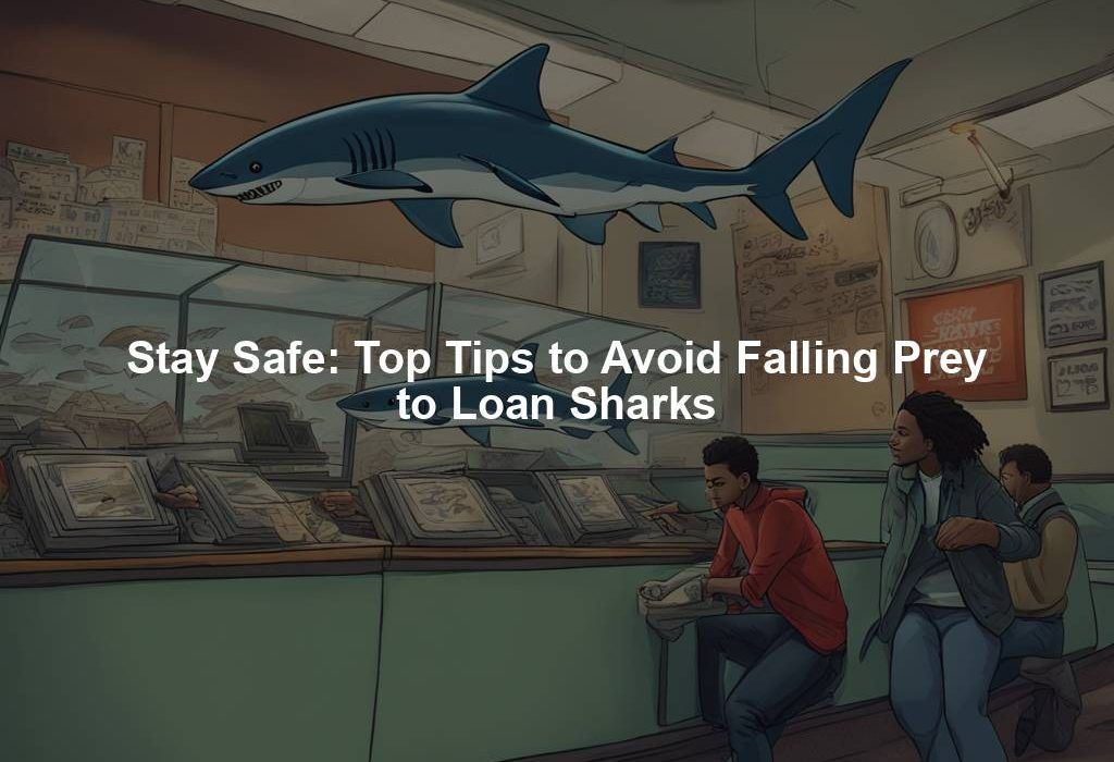 Stay Safe: Top Tips to Avoid Falling Prey to Loan Sharks