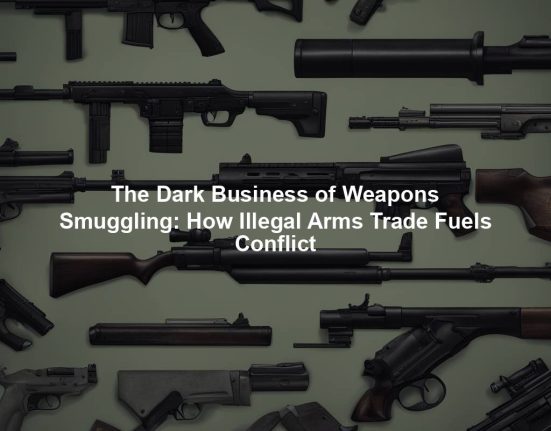 The Dark Business of Weapons Smuggling: How Illegal Arms Trade Fuels Conflict