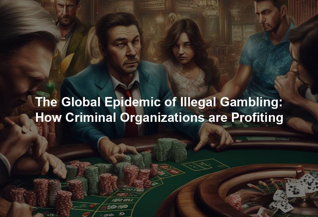 The Global Epidemic of Illegal Gambling: How Criminal Organizations are Profiting