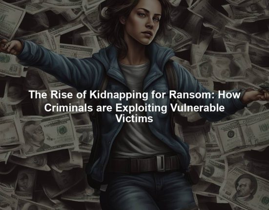 The Rise of Kidnapping for Ransom: How Criminals are Exploiting Vulnerable Victims