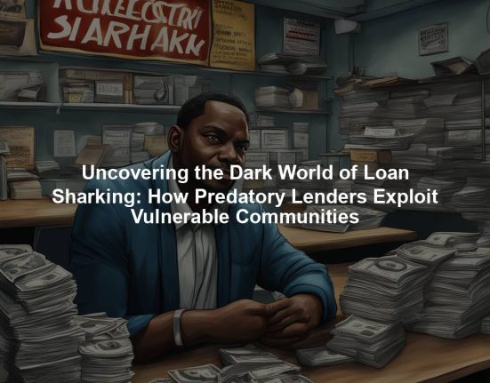 Uncovering the Dark World of Loan Sharking: How Predatory Lenders Exploit Vulnerable Communities