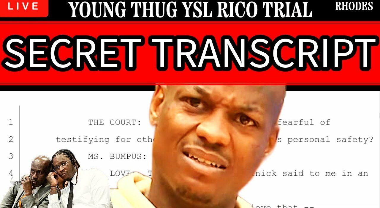 🛑LIVE Secret Transcript Reading and Analysis: Young Thug YSL RICO Trial!🤦‍♂️