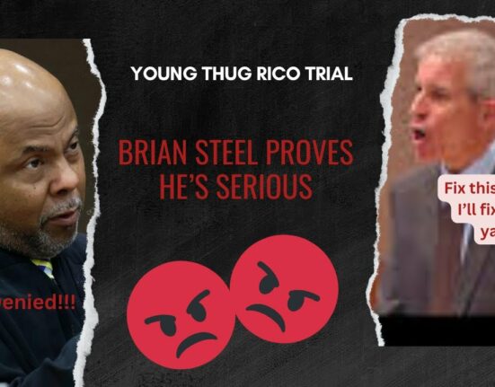 Young Thug Ysl Rico Trial, Brian Steel Shows Judge Glanville He's Not To Be Played With!!!